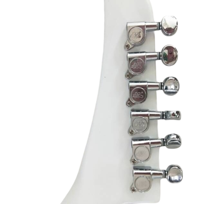 Custom Crown Matthias Jabs White Tremolo Korina Electric Guitar Scorpions - Image 7