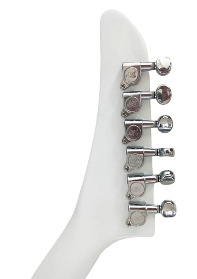 Custom Crown Matthias Jabs White Tremolo Korina Electric Guitar Scorpions - Image 7