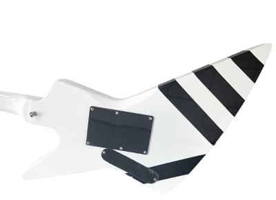 Custom Crown Matthias Jabs White Tremolo Korina Electric Guitar Scorpions - Image 5