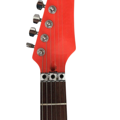 Custom Axis Joe JS2410 Muscle Car Orange Tremolo Guitar - Image 5