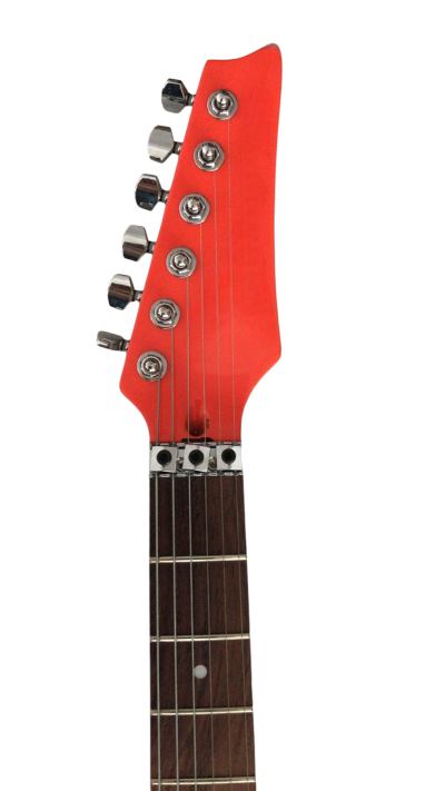 Custom Axis Joe JS2410 Muscle Car Orange Tremolo Guitar - Image 5