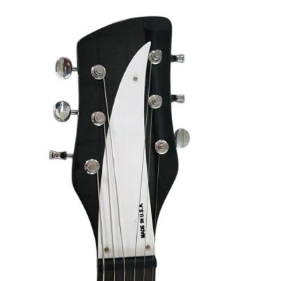 Custom Nova Ebony Fretboard Black Jetglo 325C64 21 Inch Scale Lenght Guitar - Image 3