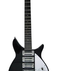 Alternative view of Custom Nova Ebony Fretboard Black Jetglo 325C64 21 Inch Scale Lenght Guitar