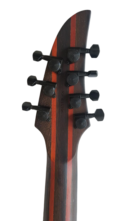 Custom Onyx Duvell Elite Purple Blue 7 String Electric Guitar - Image 3
