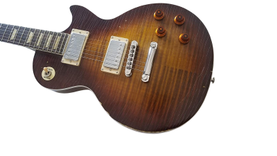 Custom Crown Murphy Lab Aged Heritage Zeppelin Tiger Maple Top Guitar - Image 6
