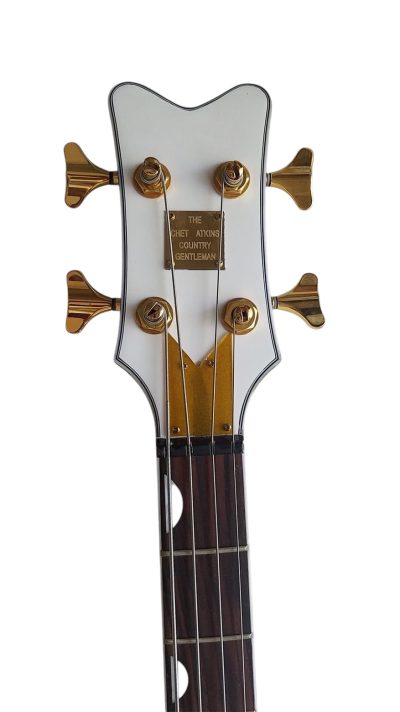 Custom Sovereign White Falcon 4 String Bass - Image 3
