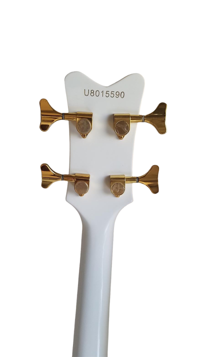 Custom Sovereign White Falcon 4 String Bass - Image 6