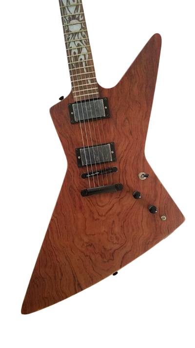 Custom Garnet James Hetfield Natural 6 String Electric Guitar