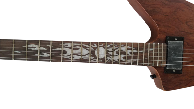 Custom Garnet James Hetfield Natural 6 String Electric Guitar - Image 8