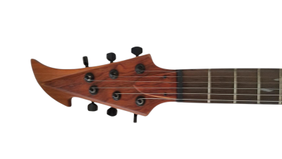 Custom Garnet James Hetfield Natural 6 String Electric Guitar - Image 3