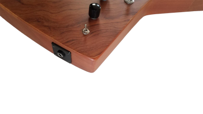 Custom Garnet James Hetfield Natural 6 String Electric Guitar - Image 9