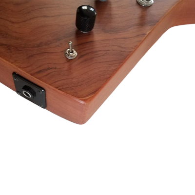 Custom Garnet James Hetfield Natural 6 String Electric Guitar - Image 9