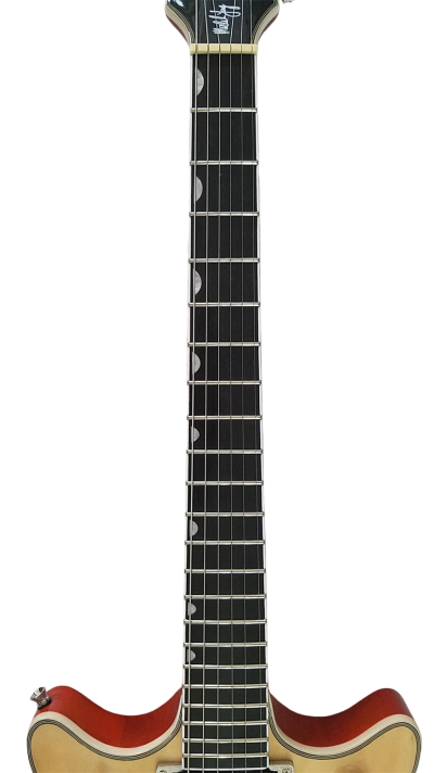 Custom Sovereign Malcolm Young G6131MYF Maple Wood Jet Electric Guitar - Image 3