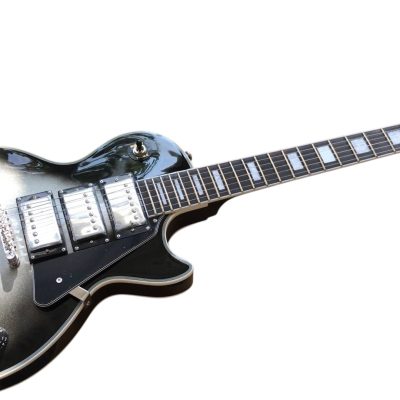 Custom Crown Adam Jones Silverburst 3 Pickups Electric Guitar Tear Drop - Image 4