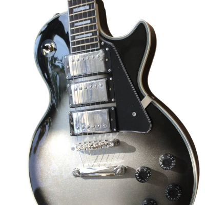 Custom Crown Adam Jones Silverburst 3 Pickups Electric Guitar Tear Drop