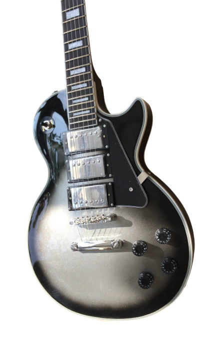 Custom Crown Adam Jones Silverburst 3 Pickups Electric Guitar Tear Drop