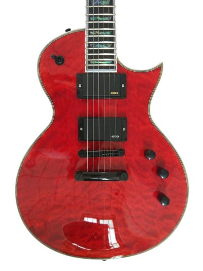 Custom Obsidian Deluxe EC1000 Electric Guitar See Thru Black Cherry
