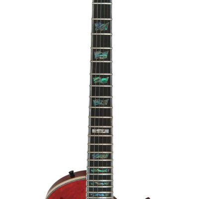 Custom Obsidian Deluxe EC1000 Electric Guitar See Thru Black Cherry - Image 8