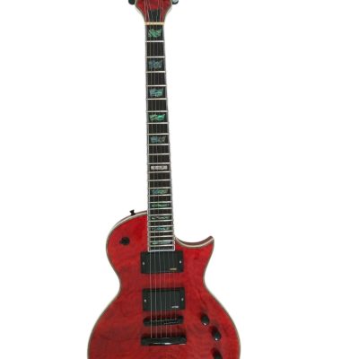 Custom Obsidian Deluxe EC1000 Electric Guitar See Thru Black Cherry - Image 7
