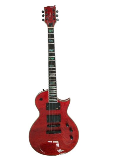 Custom Obsidian Deluxe EC1000 Electric Guitar See Thru Black Cherry - Image 7