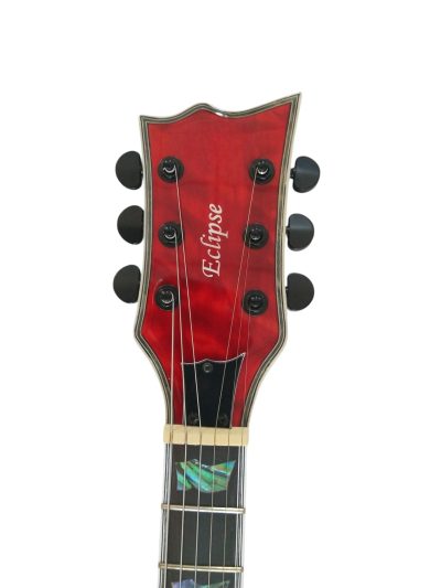Custom Obsidian Deluxe EC1000 Electric Guitar See Thru Black Cherry - Image 6