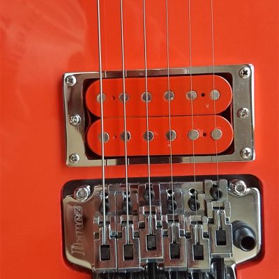 Custom Axis Satriani JS2410 Muscle Car Orange Tremolo Guitar - Image 3