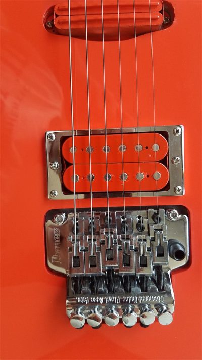 Custom Axis Satriani JS2410 Muscle Car Orange Tremolo Guitar - Image 3