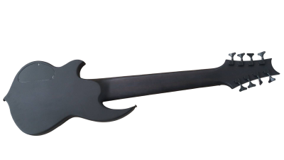 Custom Olivine Black Satin 3 Pickups 8 String Bass - Image 5