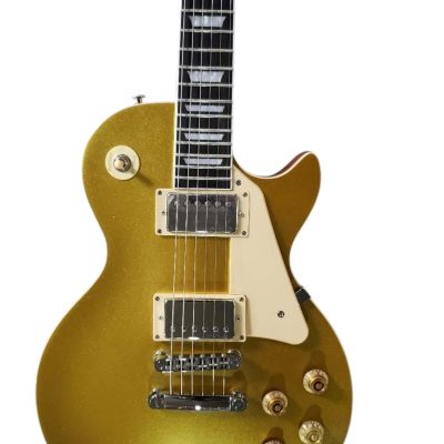 Custom Crown Goldtop Metallic Antique Gold Finish Guitar