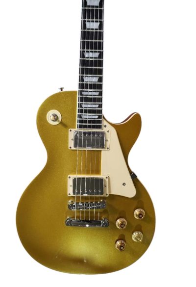 Custom Crown Goldtop Metallic Antique Gold Finish Guitar