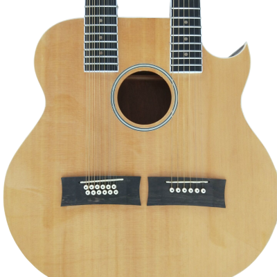 Custom Aurelius Double Neck Acoustic Guitar 6 String 12 String EA220
