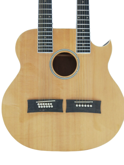 Custom Aurelius Double Neck Acoustic Guitar 6 String 12 String EA220