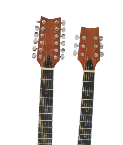 Custom Aurelius Double Neck Acoustic Guitar 6 String 12 String EA220 - Image 8
