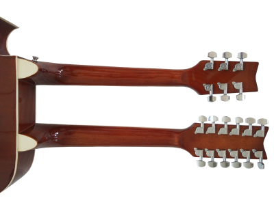 Custom Aurelius Double Neck Acoustic Guitar 6 String 12 String EA220 - Image 3