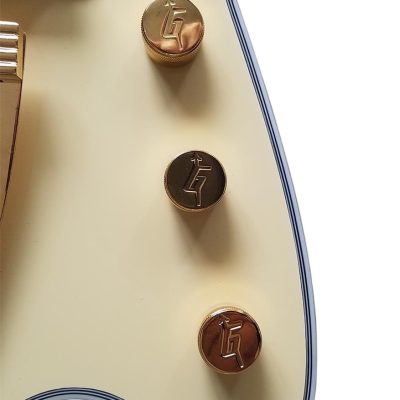 Custom Sovereign Jupiter Thunderbird Billy Bo Aged White Guitar - Image 4