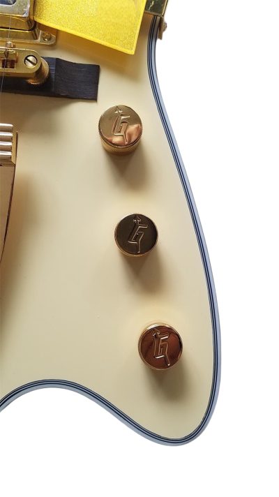Custom Sovereign Jupiter Thunderbird Billy Bo Aged White Guitar - Image 4
