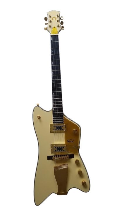 Custom Sovereign Jupiter Thunderbird Billy Bo Aged White Guitar - Image 2