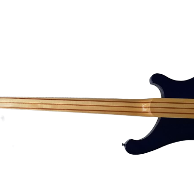 Custom Nova 4003 Blue Burst Tiger Maple Top 5 String 24 Frets Bass - Image 8