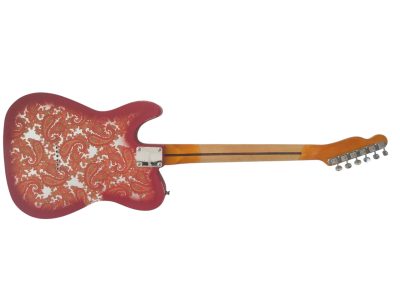 Custom Regent Pink Paisley Thinline Relic Dual P90 Pickups Fhole Guitar - Image 7