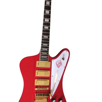 Custom Crown Firebird VII Phil Cardinal Red Finish Three Pickups Guitar Mini Humbuckers - Image 7