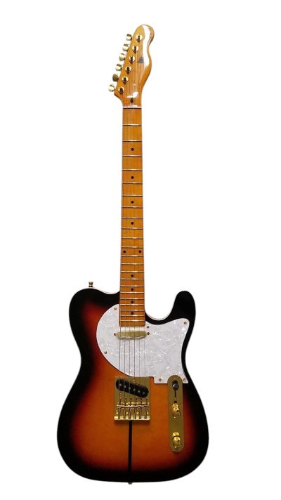 Custom Regent Haggard Merle Tuff Dog Sunburst 6 String Electric Guitar - Image 10