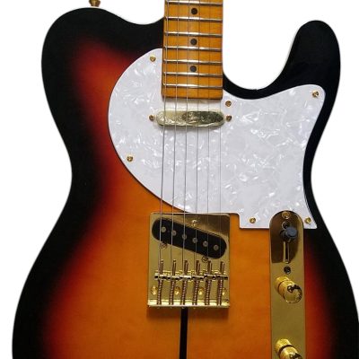 Custom Regent Haggard Merle Tuff Dog Sunburst 6 String Electric Guitar