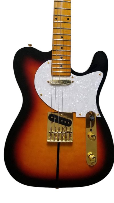 Custom Regent Haggard Merle Tuff Dog Sunburst 6 String Electric Guitar