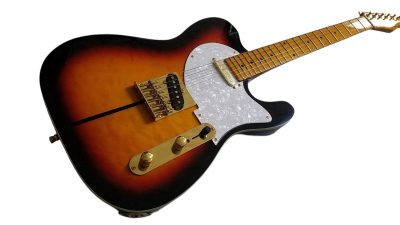 Custom Regent Haggard Merle Tuff Dog Sunburst 6 String Electric Guitar - Image 8