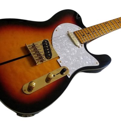 Custom Regent Haggard Merle Tuff Dog Sunburst 6 String Electric Guitar - Image 8