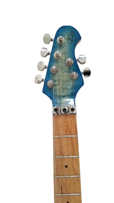 Custom Lazu Wolfgang Indigo Burst Quilted Maple Top Tremolo Eddie Electric Guitar - Image 3