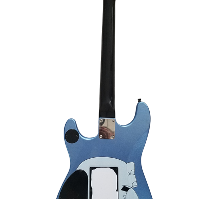 Custom Cinder Arm The Homeless Tom Morello Metallic Blue Tremolo Electric Guitar - Image 4