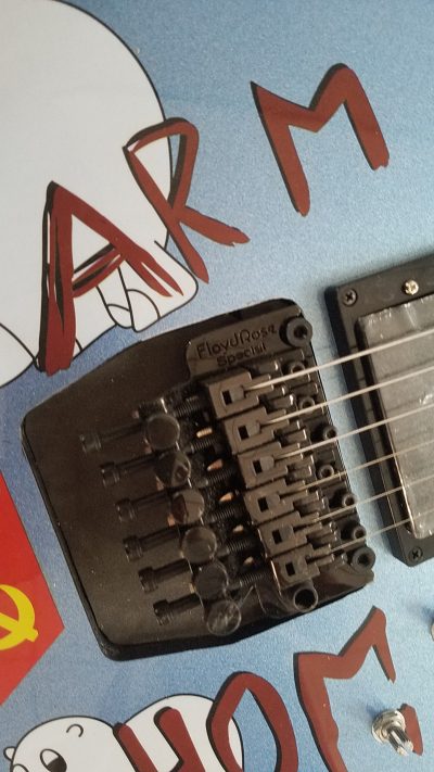 Custom Cinder Arm The Homeless Tom Morello Metallic Blue Tremolo Electric Guitar - Image 9