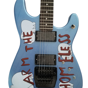 Custom Regent Arm Tom Morello Metallic Blue Tremolo Electric Guitar