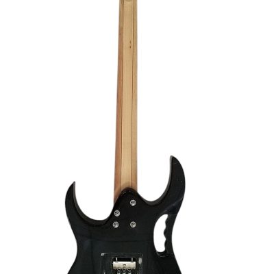 Custom Axis SVAI Engraved Aluminum Pickguard Jem Black Guitar - Image 6